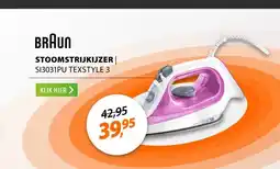Expert Braun SI3031 PU TexStyle 3 Roze aanbieding