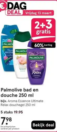 Etos Palmolive bad en douche 250 ml aanbieding