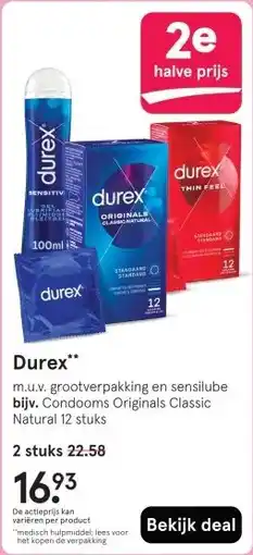Etos Durex aanbieding