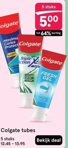 Etos Colgate tubes aanbieding