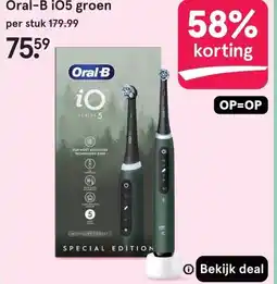 Etos Oral-B i05 groen aanbieding