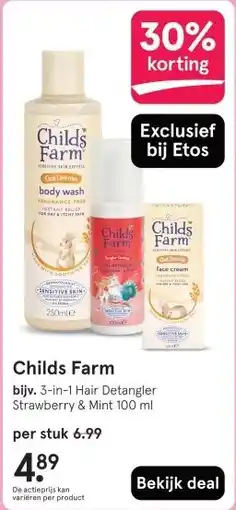 Etos Childs Farm aanbieding