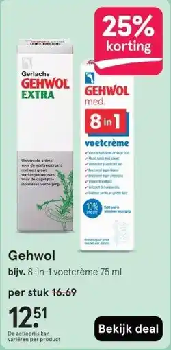 Etos Gehwol aanbieding