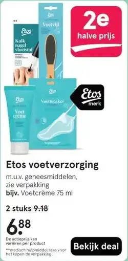 Etos Etos voetverzorging aanbieding