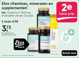 Etos Etos vitamines, mineralen en supplementen aanbieding