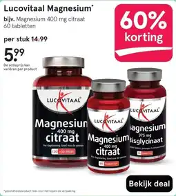 Etos Lucovitaal Magnesium aanbieding