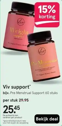 Etos Viv support aanbieding