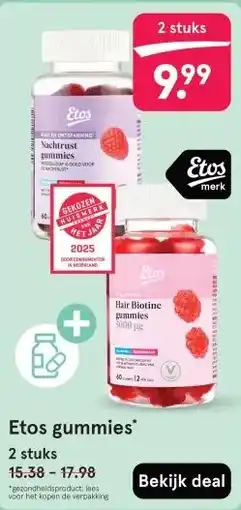 Etos Etos gummies aanbieding