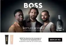 ICI Paris XL BOSS The Scent for Him showergel of The Scent for Her bodylotion aanbieding