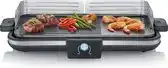 Conrad Severin PG 8564 Tafelgrill Tafel Kabelgebonden, Traploze temperatuurregeling Zwart/zilver aanbieding