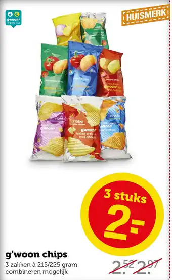 Coop a'woon chips aanbieding