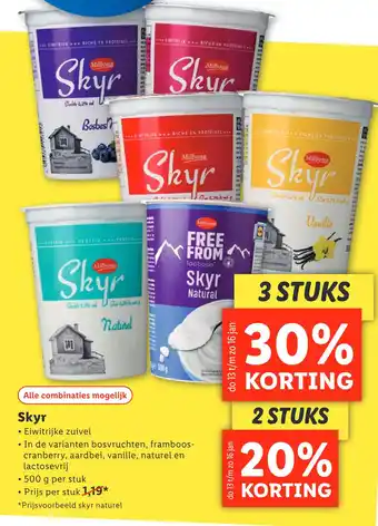 Lidl Skyr aanbieding