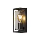 Conrad Konstsmide Brindisi schwarz 7885-750 Buitenlamp (wand) E27 Zwart aanbieding