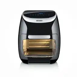 Conrad Severin FR 2446 Frituurpan 11 l 2000 W Heteluchtfunctie, Oververhittingsbeveiliging Zwart/zilver aanbieding