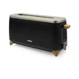 Conrad Princess 01.142361.01.001 Broodrooster met lange sleuf Zwart, Hout (licht) aanbieding