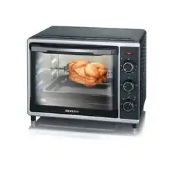 Bol.com Severin TO 2056 - Oven - vrijstaand - hetelucht - zwart/zilver aanbieding