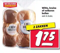 Nettorama Witte, bruine of volkoren bollen aanbieding