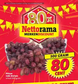 Nettorama Pitloze rode druiven aanbieding