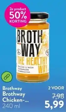 Holland & Barrett Brothway Chicken-Curcuma Bone Broth aanbieding