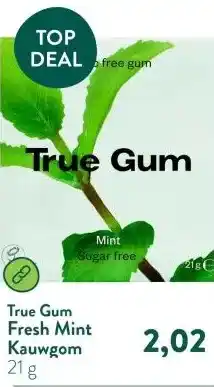 Holland & Barrett Fresh Mint Kauwgom aanbieding