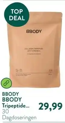 Holland & Barrett BBODY Tripeptide Collageen + Vitamine C Orange aanbieding