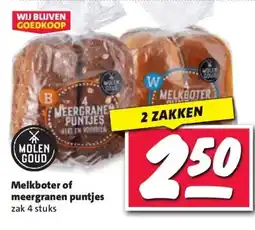 Nettorama Melkboter of meergranen puntjes aanbieding