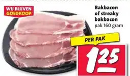 Nettorama Bakbacon of streaky bakbacon aanbieding