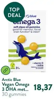 Holland & Barrett Vegan Omega 3 DHA met Vitamine D en Jodium - 30 gummies aanbieding