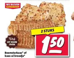 Nettorama Beemsterkaas of kaas-ui broodje aanbieding