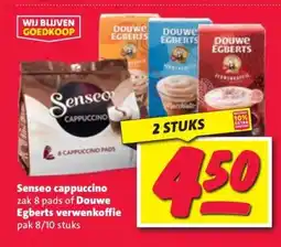 Nettorama Senseo cappuccino of Douwe Egberts verwenkoffie aanbieding