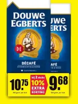 Nettorama Douwe EGBERTS DÉCAFÉ aanbieding