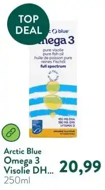 Holland & Barrett Omega 3 Visolie DHA en EPA met Vitamine D aanbieding