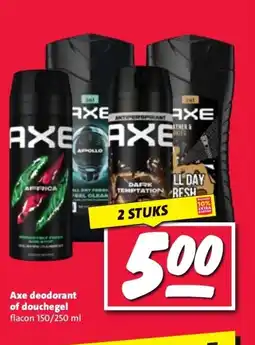 Nettorama Axe deodorant of douchegel aanbieding