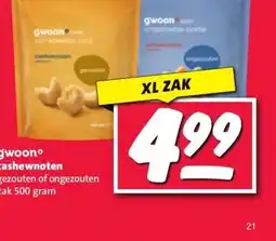 Nettorama gwoono cashewnoten aanbieding