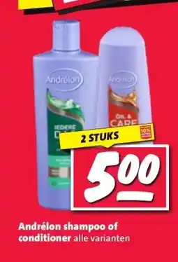 Nettorama Andrélon shampoo of conditioner aanbieding