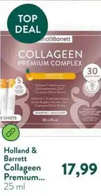 Holland & Barrett Collageen Premium Complex Ananassmaak - 30 shots aanbieding