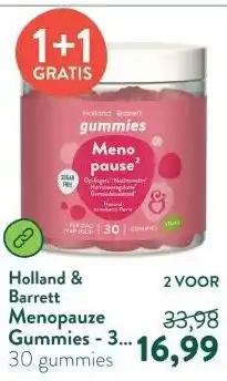 Holland & Barrett Menopauze Gummies - 30 gummies aanbieding