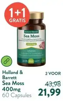 Holland & Barrett Sea Moss 400mg aanbieding