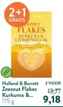 Holland & Barrett Zeezout Flakes Kurkuma & Citroen - 175g aanbieding