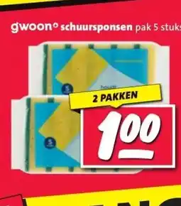 Nettorama gwoon schuursponsen aanbieding