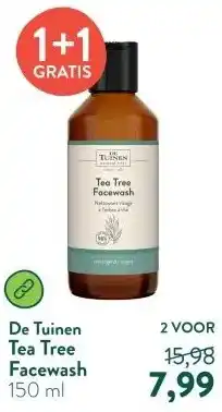 Holland & Barrett Tea Tree Facewash aanbieding