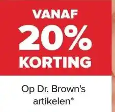 Baby-Dump Op Dr. Brown's artikelen aanbieding