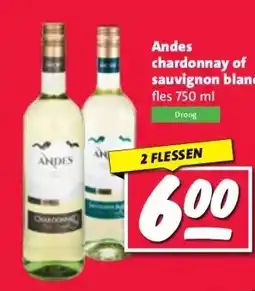 Nettorama Andes chardonnay of sauvignon blanc aanbieding