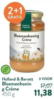 Holland & Barrett Bloemenhoning Crème aanbieding