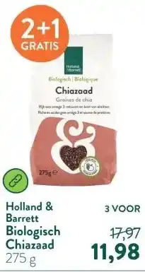 Holland & Barrett Biologisch Chiazaad aanbieding