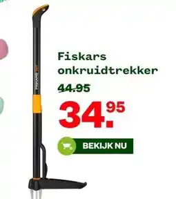 Welkoop Fiskars onkruidtrekker aanbieding