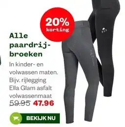 Welkoop Alle paardrij-broeken aanbieding