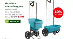 Welkoop Gardena strooiwagens aanbieding
