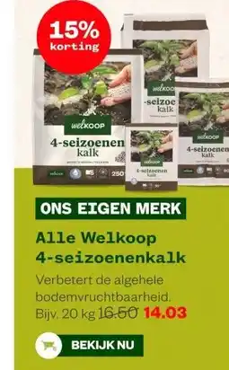 Welkoop Alle Welkoop 4-seizoenenkalk aanbieding
