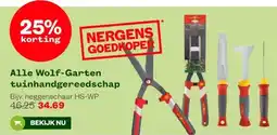 Welkoop Alle Wolf-Garten tuinhandgereedschap aanbieding